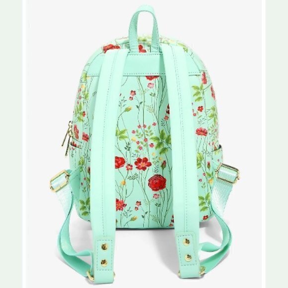 Loungefly Disney Peter Pan Tinkerbell & Lost‎ Boys Floral Mini Backpack - Picture 3 of 4